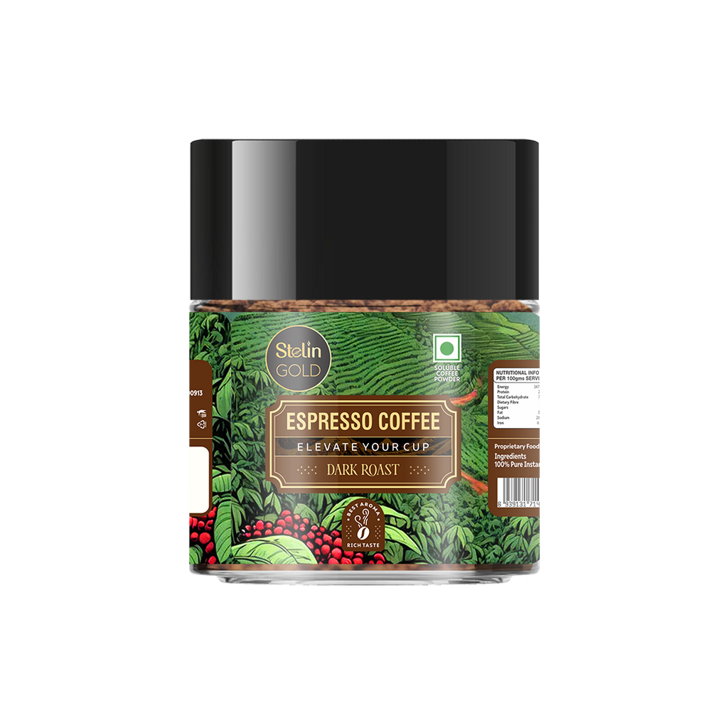 Stelin Gold Espresso Coffee - Dark Roast (50g)